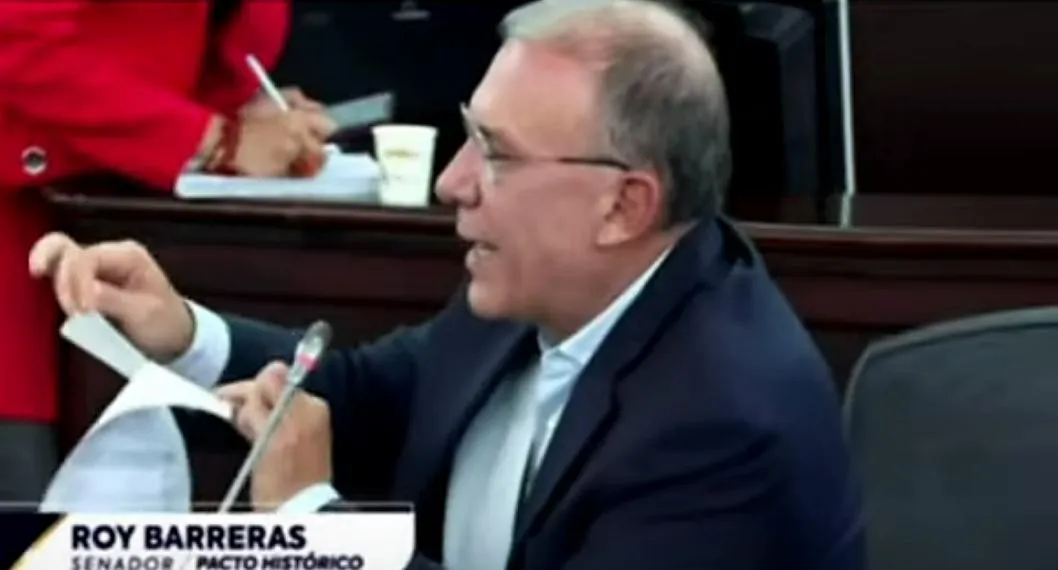 Roy Barreras, qie rompió la reforma política en el Senado.