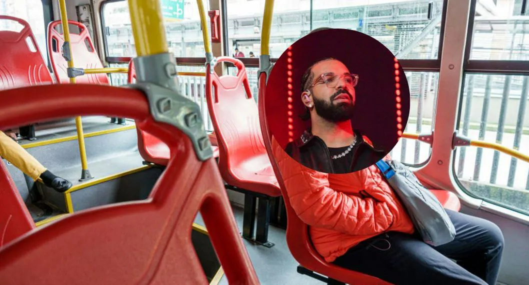 Drake, rapero canadiense, se habría montado en Transmilenio, en Bogotá
