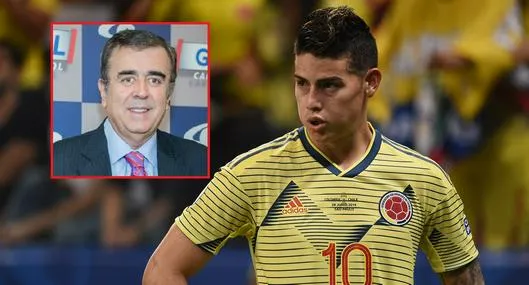 James Rodríguez, en Selección Colombia, y Javier Hernández Bonnet, que dijo qué problema tuvo James en Colombia vs. Corea.