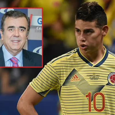 James Rodríguez, en Selección Colombia, y Javier Hernández Bonnet, que dijo qué problema tuvo James en Colombia vs. Corea.