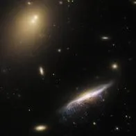 “La medusa galáctica” que capturó el telescopio espacial Hubble