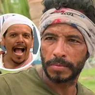 Fotos de Aco Pérez y Wilder Medina, en nota de En La isla de los famosos, el exfutbolista dijo del actor: "Quiero sonarle los mocos".