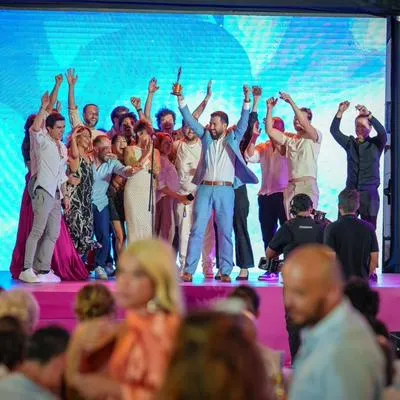 Foto del escenario de los Premios India Catalina, 2023.