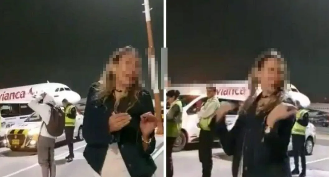 Mujer humilló a policía que le llamó la atención en aeropuerto de Antioquia