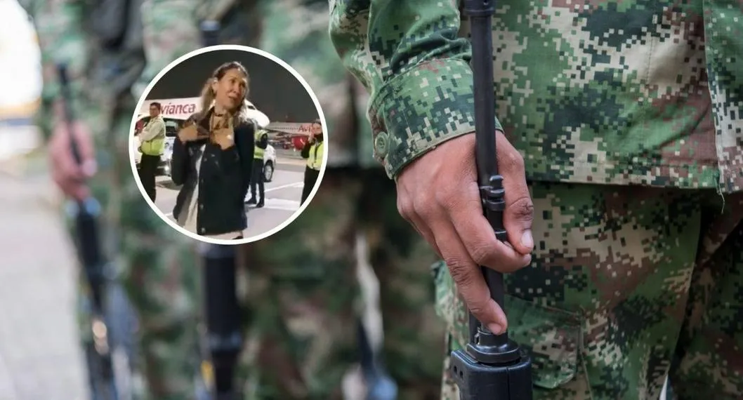 Mujer que humilló a policía en aeropuerto no tiene esposo militar.
