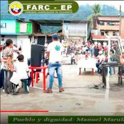 Un video de guerrilleros ofreciendo un discurso político en el municipio de Policarpa, en Nariño, se conoció este lunes mostrando un preocupante panorama.