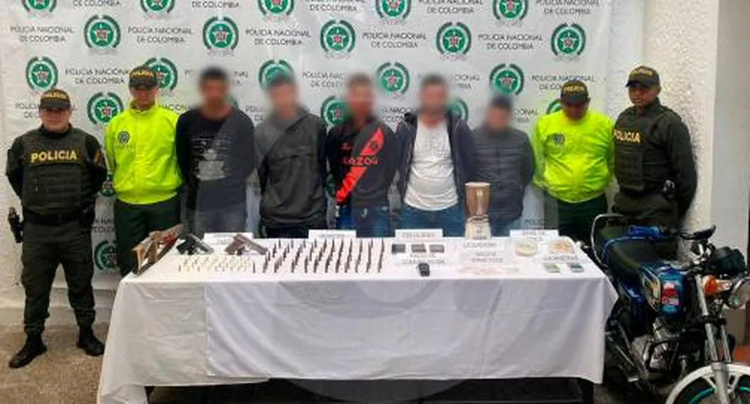 Capturan a banda Los areperos en Antioquia: vendían droga en mototaxi