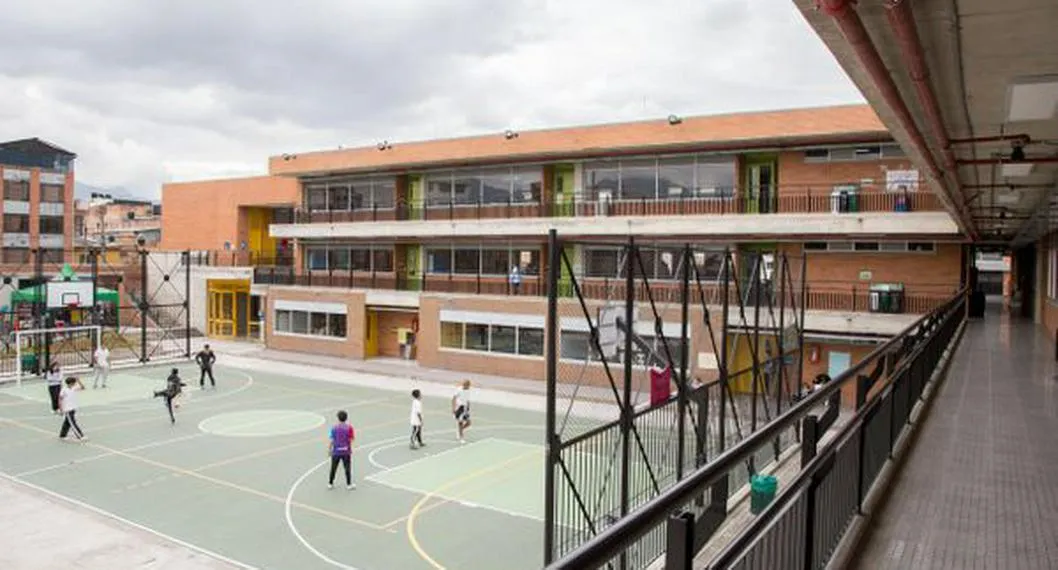 Foto de colegio en Ciudad Bolívar de Bogotá
