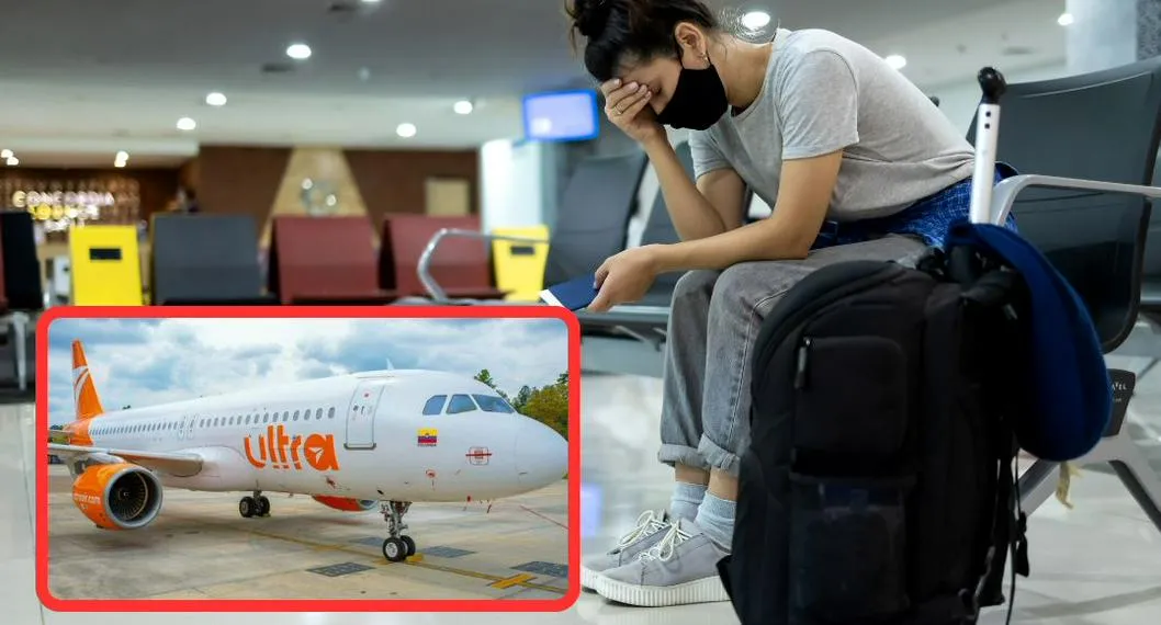 Foto de un viajero preocupado a propósito del artículo sobre la quiebra de Ultra Air en Colombia y qué aerolíneas (como Avianca) ofrecieron su ayuda.