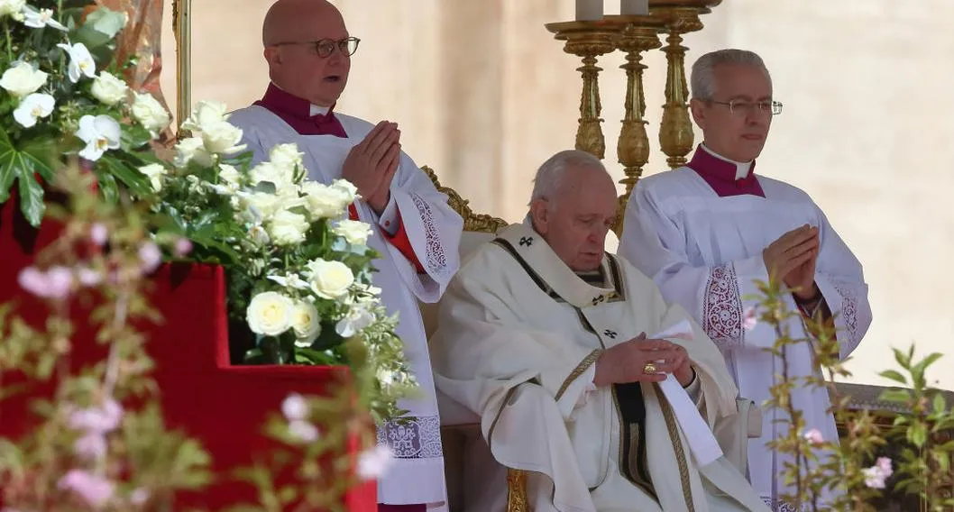 Papa Francisco en misa a propósito de quién lo reemplazará en Semana Santa.