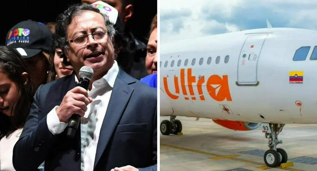 Petro dispuso avión presidencial para viajeros afectador por Ultra y Viva