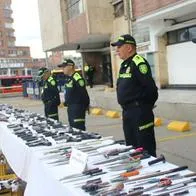 Policía de Bogotá destruirá más de 12.000 armas incautadas 