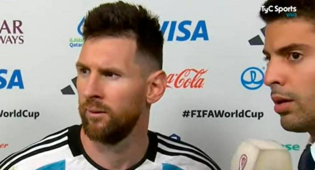 Lionel Messi, apropósito de película de Fifa del Mundial de Qatar