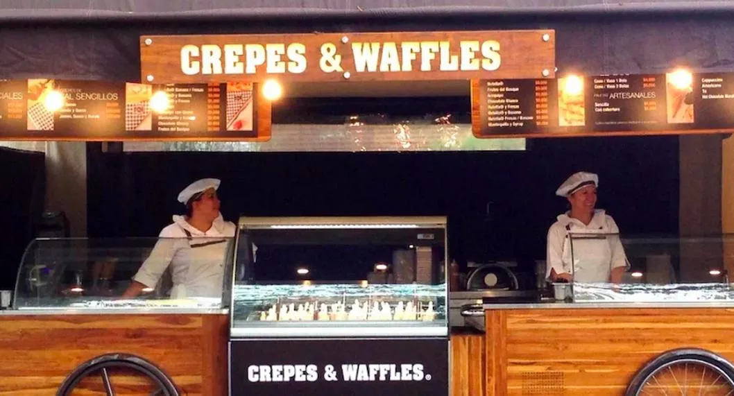 Crepes & Waffles: así era el primer local en Bogotá hace 43 años y su carta