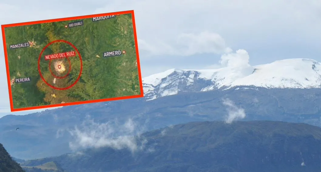 Qué tan lejos queda el Nevado del Ruiz de Armero, donde ocurrió la tragedia de 1985