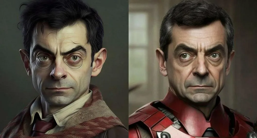 Mr Bean a propósito de cómo se ve recreado por IA en otras películas.
