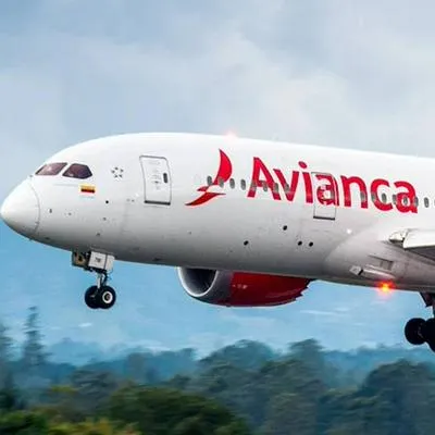 Avión de la aerolínea Avianca, que tendrá dos vuelos adicionales a San Andrés en Semana Santa