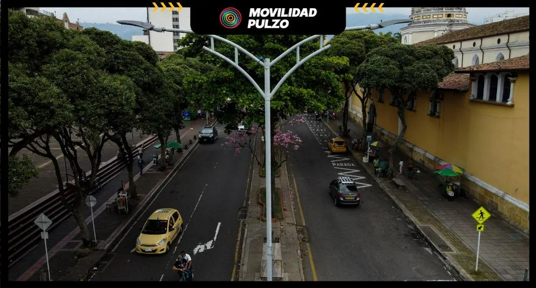 Foto de movilidad en Villavicencio, a propósito del pico y placa el 5 de abril.
