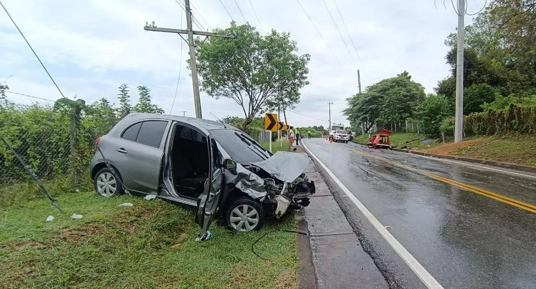Foto de accidente en vía Tocaima-Girardot
