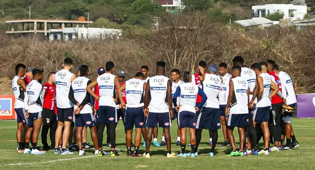 Entrenamiento del Junior de Barranquilla, ahora que varios de sus jugadores están en la puerta de salida.