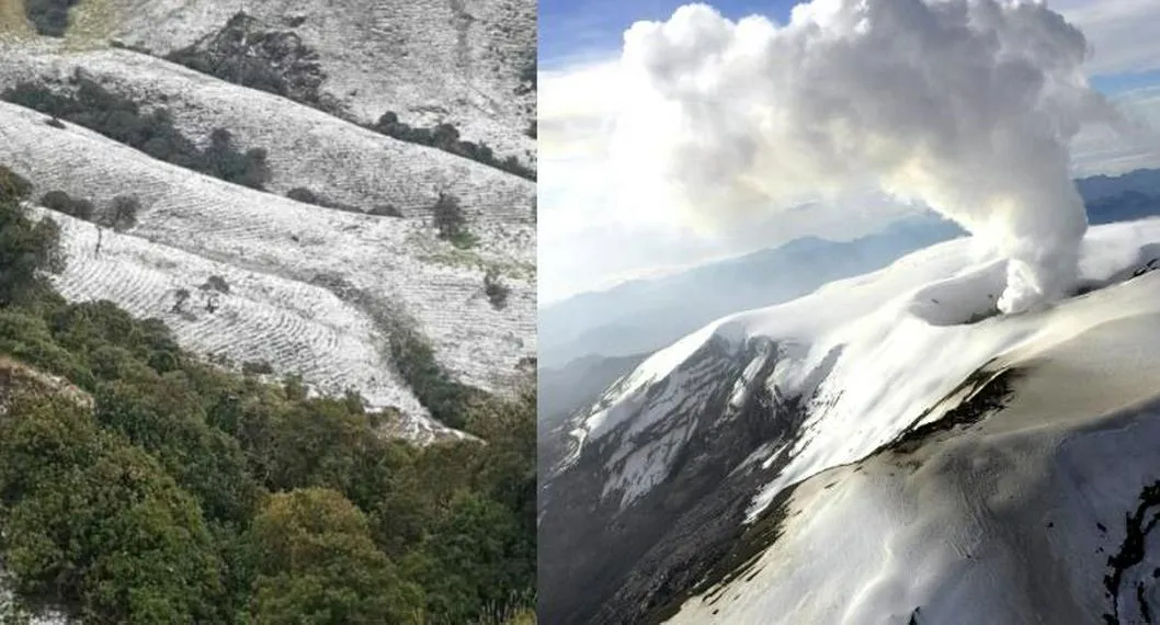 Foto del Nevado del Ruiz, a propósito de imágenes falsas que circulan 