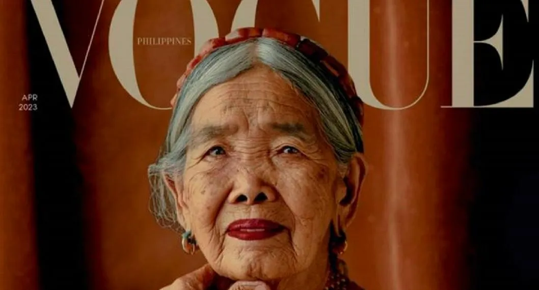 Tatuadora indígena filipina Apo Whang-Od. En relación con la portada de Vogue.