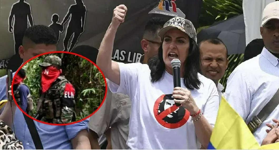 María Fernanda Cabal, quien atacó a Gustavo Petro y su "paz total" por el uso de niños en la guerrilla del Eln.