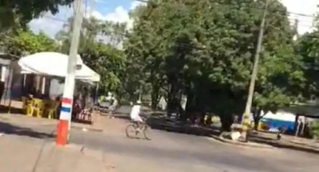 Foto de desmanes de ‘barras bravas’ en Valledupar