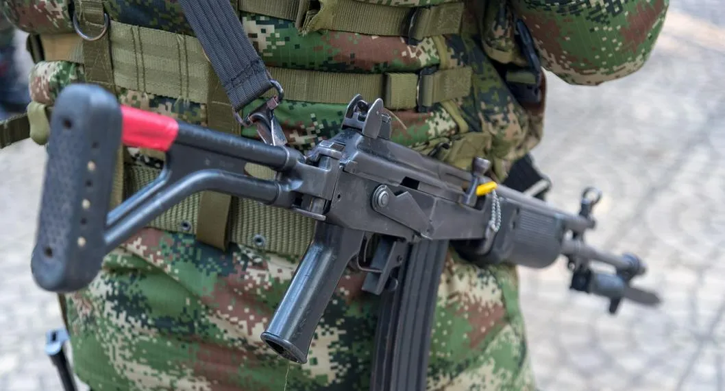 Militar armado. En relación con las bajas del Eln en Arauca.