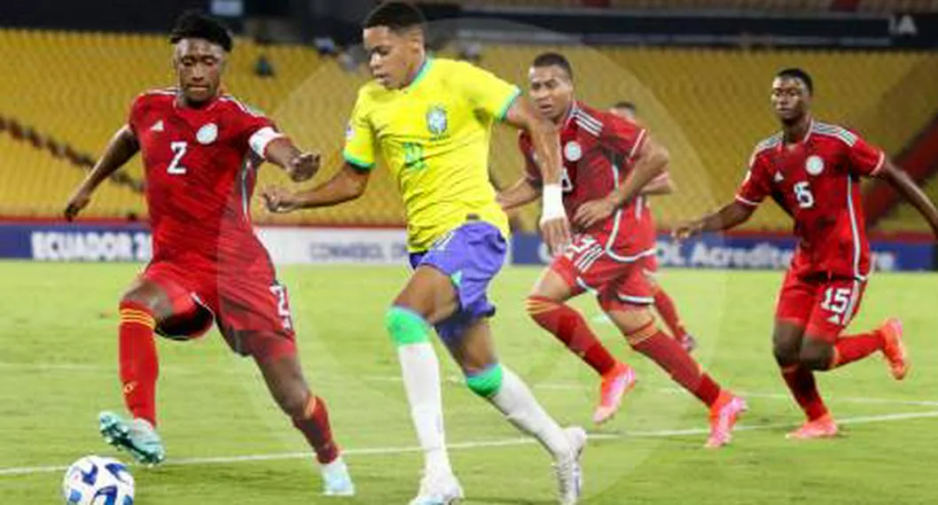 El defensa central Elver Arizala es el capitán de la Selección Colombia Sub-17. El equipo ha perdido dos partidos y empatado otro.