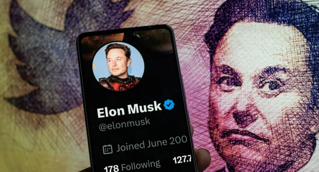 Elon Musk en montaje junto a su perfil de Twitter ilustra nota sobre cambios en la red social: habrá que pagar por encuestas.