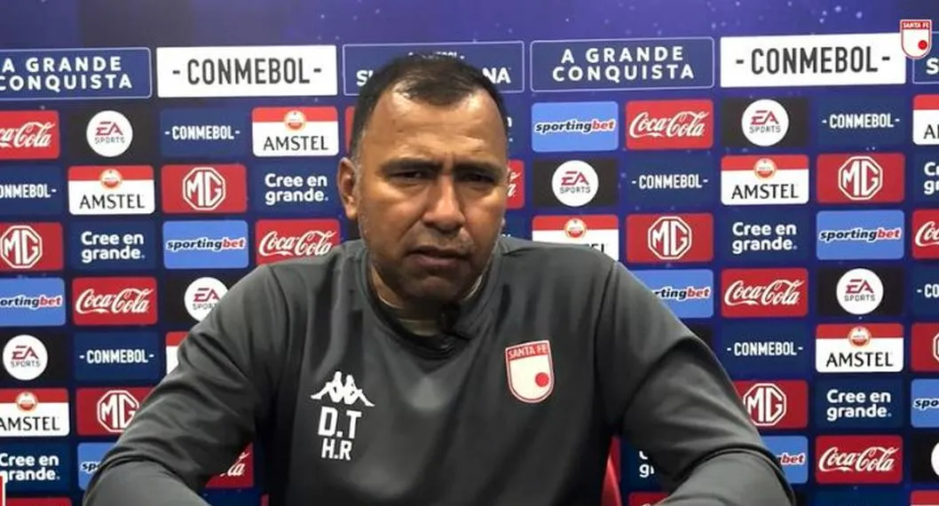 Independiente Santa Fe debuta en Copa Sudamericana y Harold Rivera habló