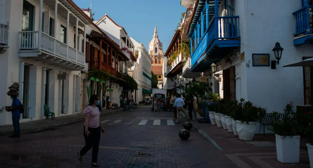 Centro histórico de Cartagena, ciudad a la cual la Procuraduría le pidió garantizar la seguridad a turistas en Semana Santa
