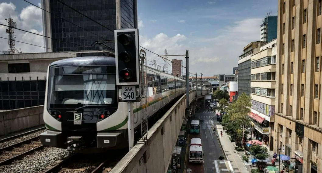 Foto del Metro de Medellín, por obras de mantenimiento
