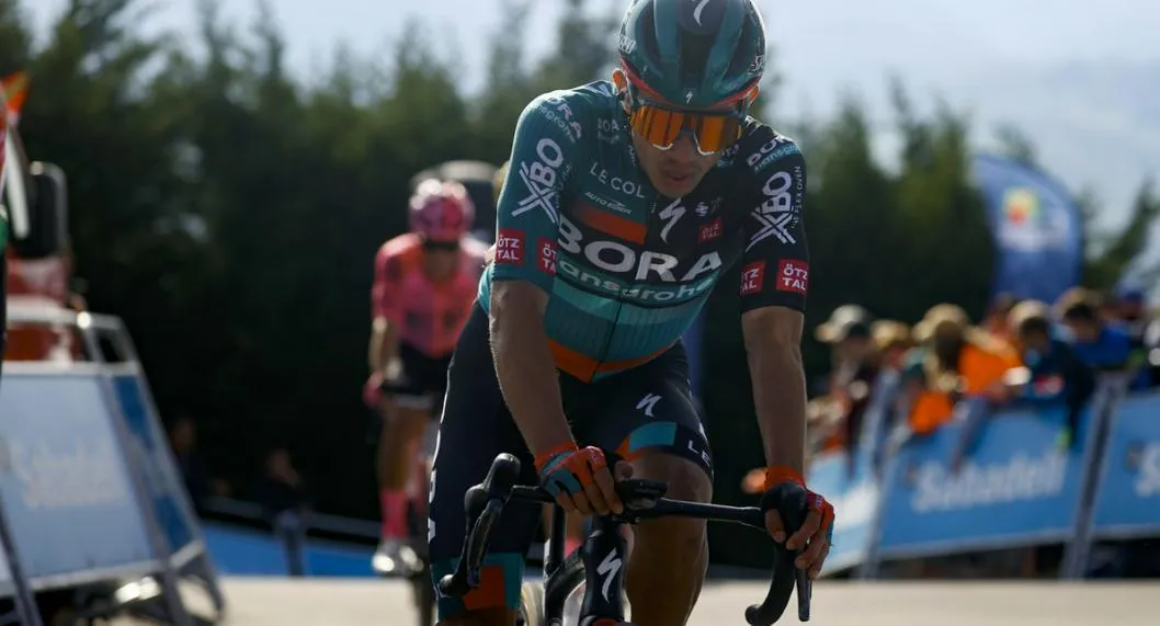 Sergio Higuita, a propósito de la molestia que tuvo por accidente en Vuelta al País Vasco.
