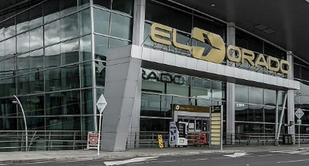 Aeropuerto El Dorado de Bogotá, donde incautaron más de 6 kilos de oro