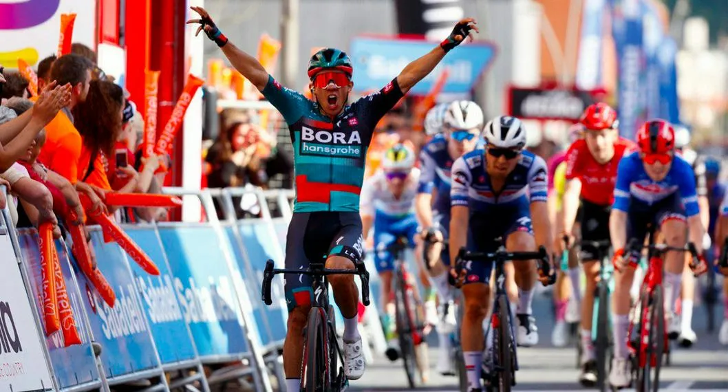 Sergio Higuita, ganador de la etapa 5 de la Vuelta al País Vasco.
