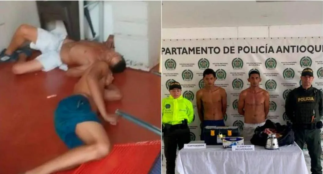 Foto de ladrones durmiendo en la casa que robaron