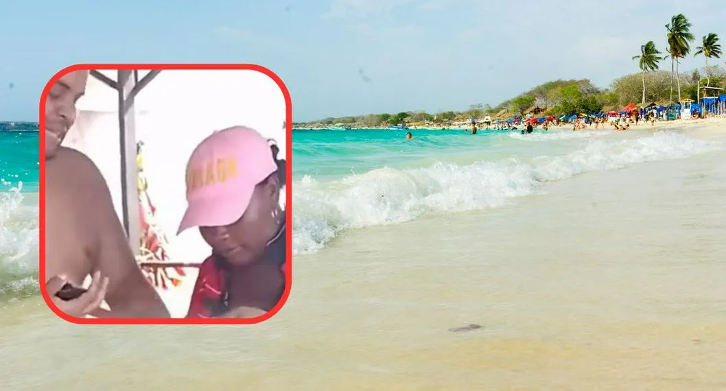 Un turista que descansaba en las playas de Bocagrande, Cartagena, señaló a una masajista de robarle sus pertenencias y por eso fue capturada.