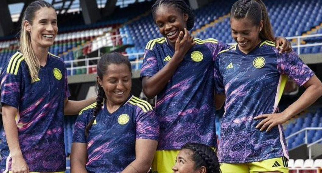 Jugadoras de la Selección Colombia femenina a propósito de su partido contra Italia.