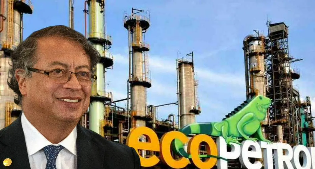 Foto de Gustavo Petro y Ecopetrol para ilustrar artículo sobre los cambios que quiere Petro en la junta directiva.