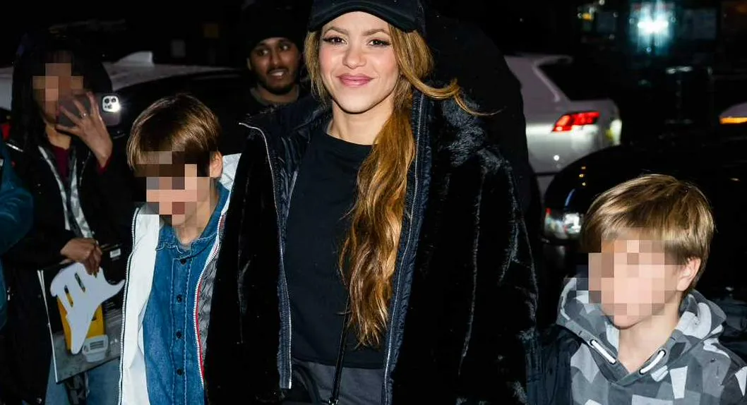 Foto de Shakira y sus hijos, en nota de que la presentadora habló por sus hijos con Gerard Piqué y lanzó petición pública a medios