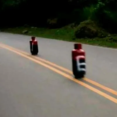 Foto de los cilindros relacionados con el ELN encontrados en Cauca