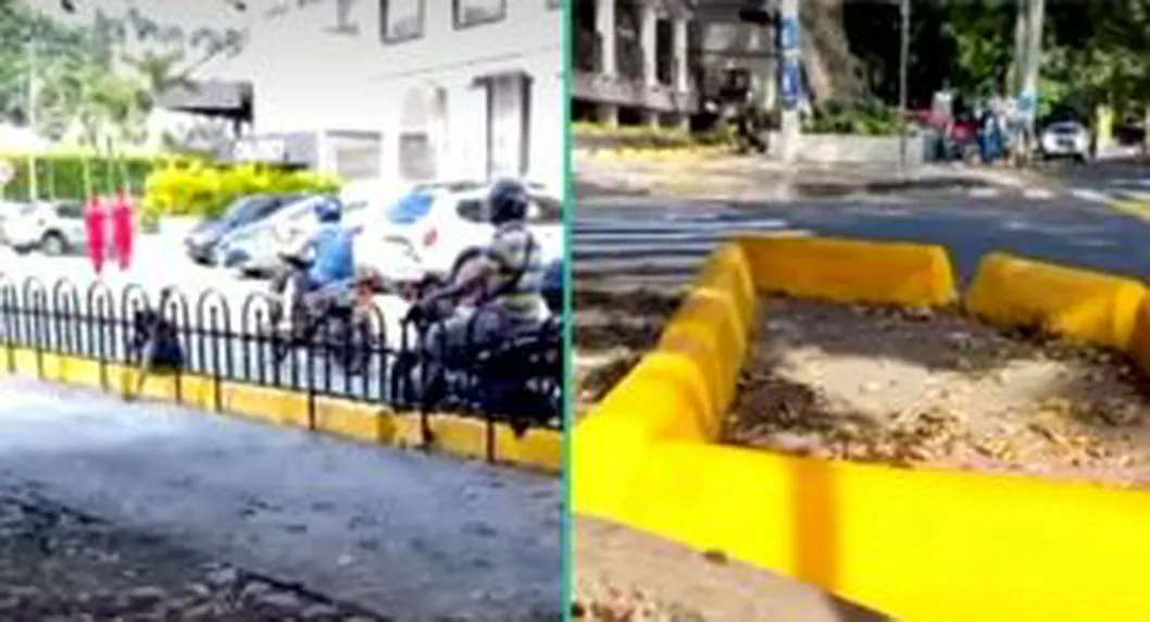 Foto de los pacificadores viales por los que se quejan habitantes en Cali