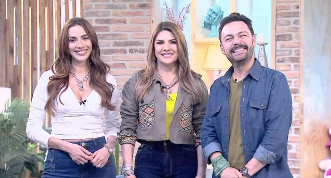 Foto de presentadores de 'Buen día, Colombia', en nota de Violeta Bergonzi, presentadora del matutino, se ausentó y colega dijo qué le pasó.