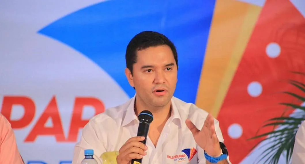 Foto del alcalde de Valledupar, Mello Castro, por enfermedad que lo tiene hospitalizado