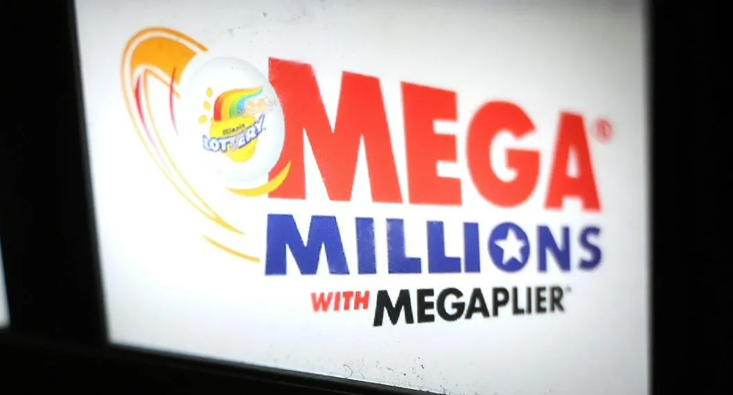 Números ganadores de la lotería Mega Millions en Estados Unidos.