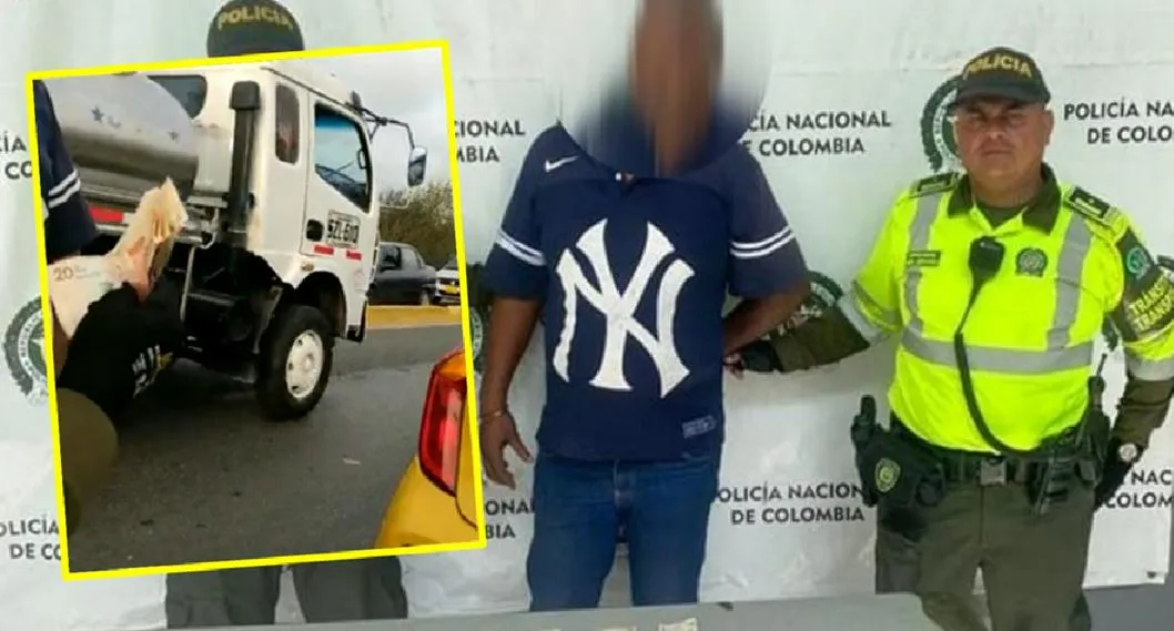 Taxista que fue capturado por presunto soborno en Barranquilla.