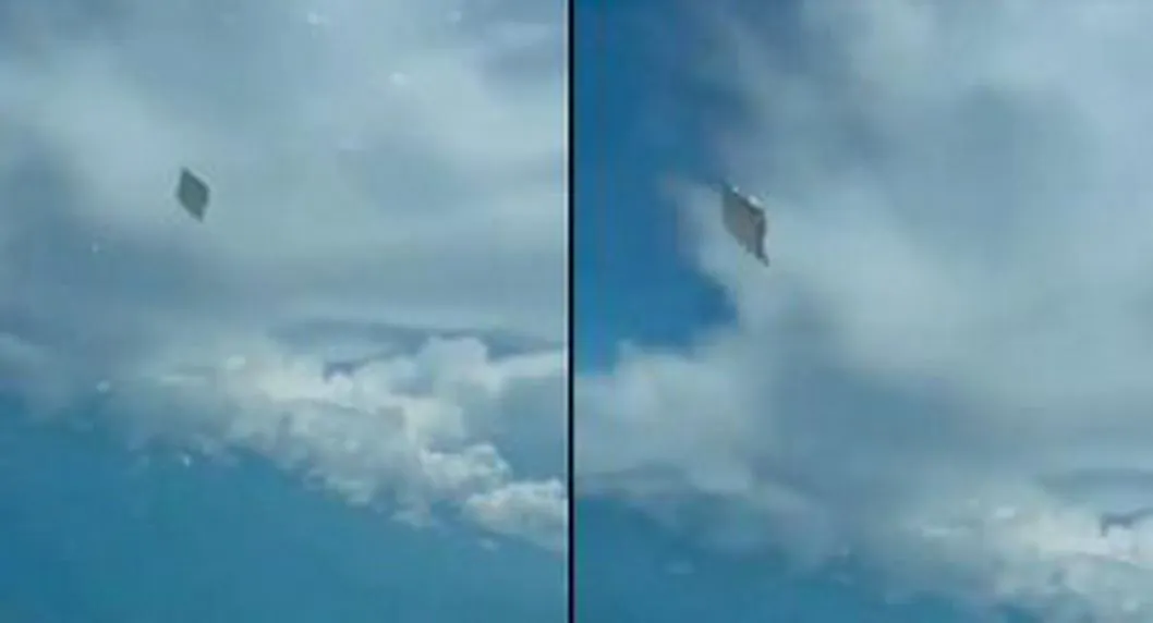 ¿Ovni? Piloto logró captar extraño objeto en el cielo colombiano