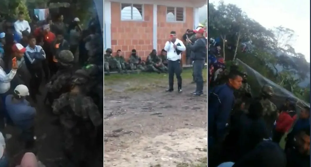 16 soldados secuestrados hoy en Cauca fueron dejados en libertad.